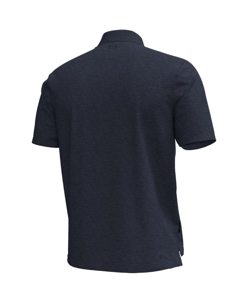Men's Navy Notre Dame Fighting Irish Hockey Leprechaun Drive Aura Polo Shirt