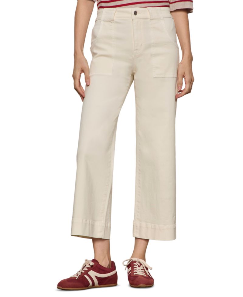 Petite Insider Cropped Straight-Leg Pants
