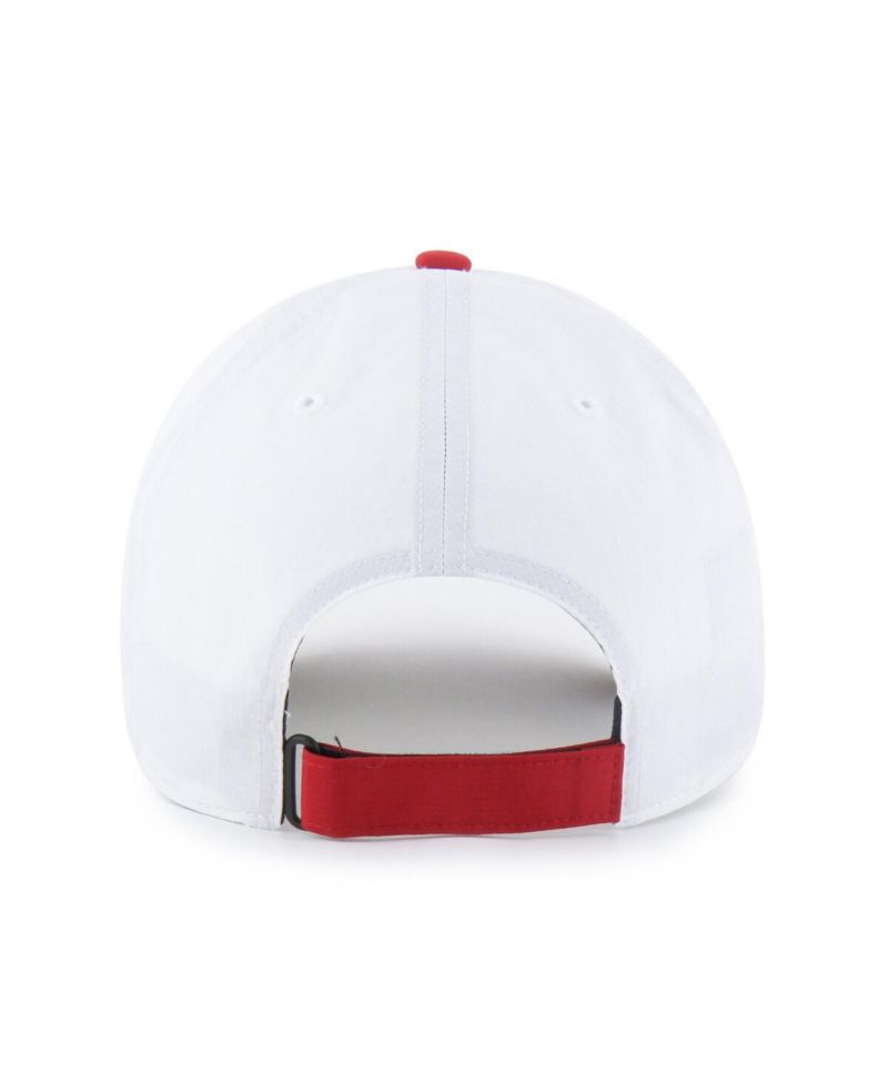 Men's White/Red Washington Nationals Vista Mini Clean Up Brrr Adjustable Hat