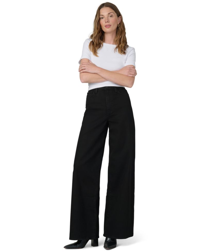 Petite Mia High-Waisted, Wide-Leg Jeans