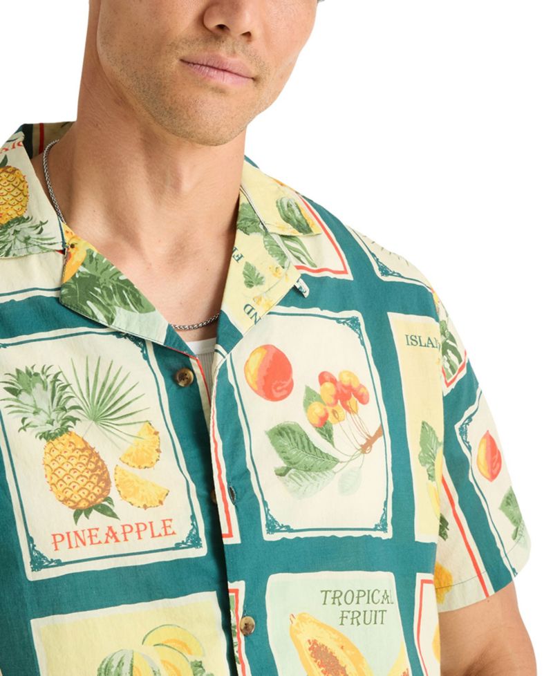 Men's Short-Sleeve Camp Collar Shirt