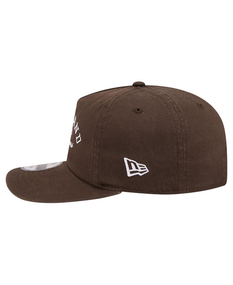 Men's Brown Cleveland Browns Stacked 19TWENTY Adjustable Hat