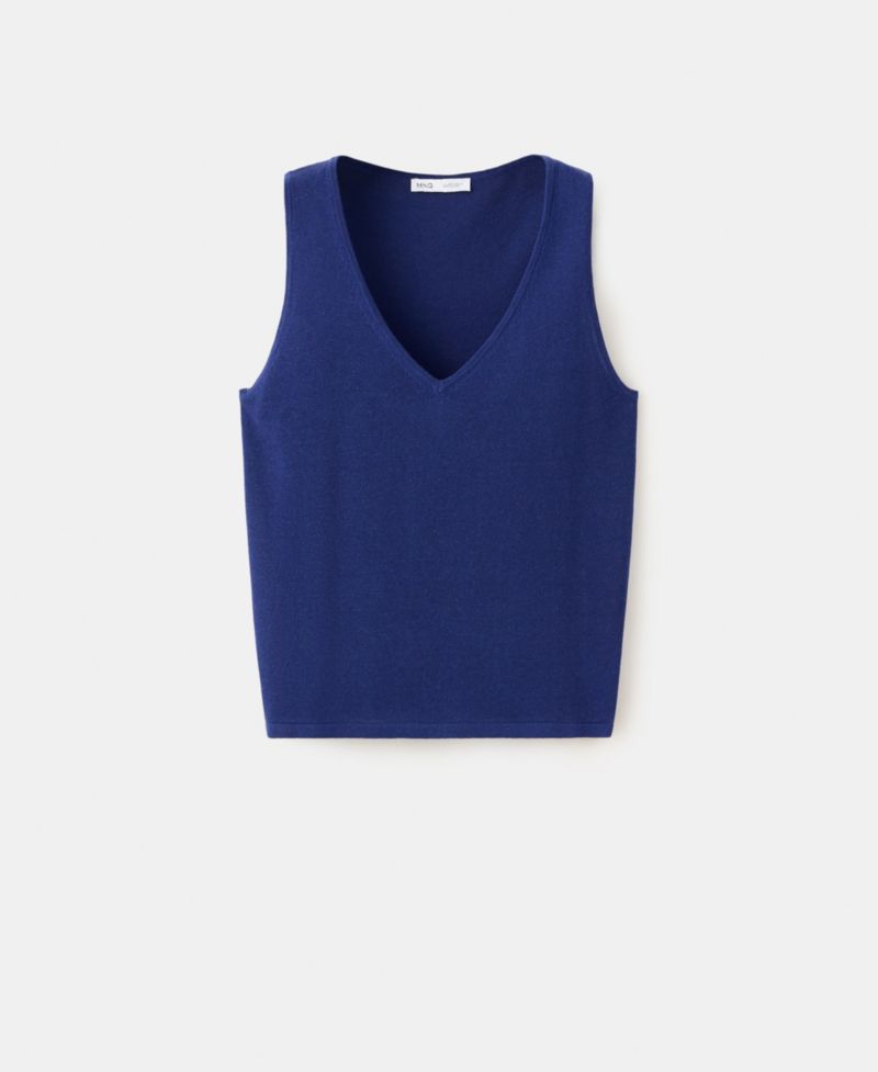 Women's V-Neck Knit Top