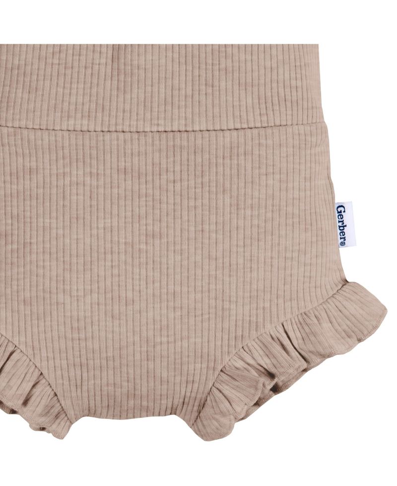 Baby Girls Bubble Shorts, 3-Pack
