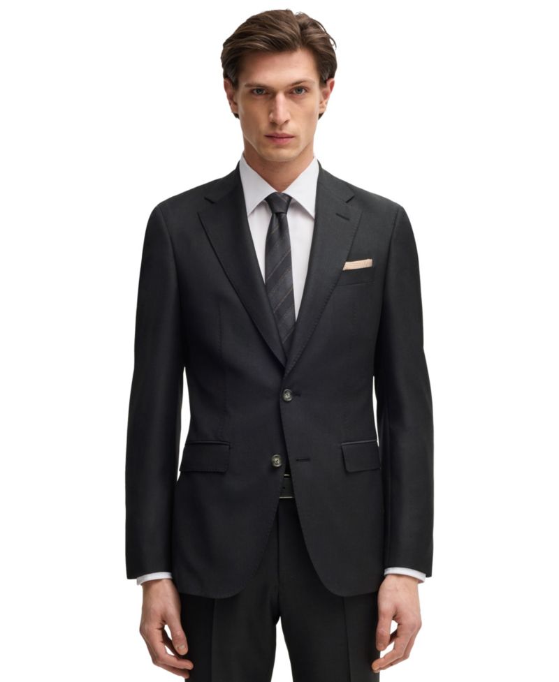 Men's Virgin Wool Slim-Fit Jacket