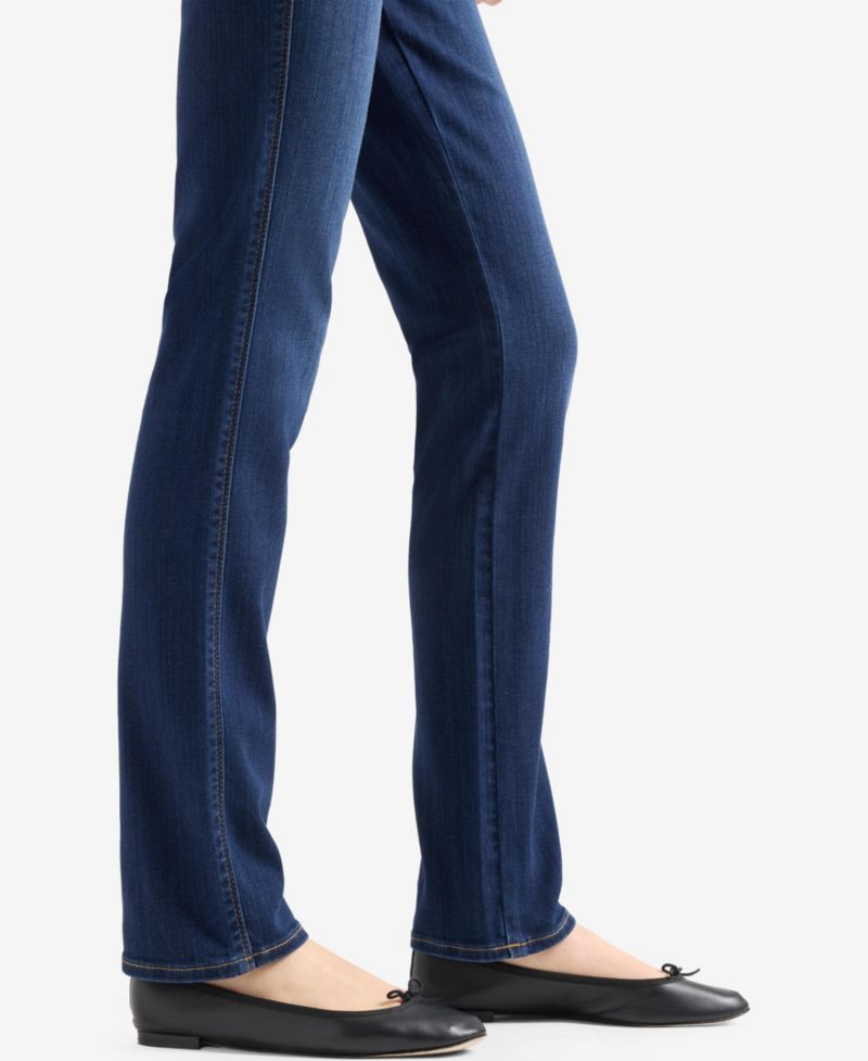 Women's Kimmie Mid-Rise Straight-Leg Jeans