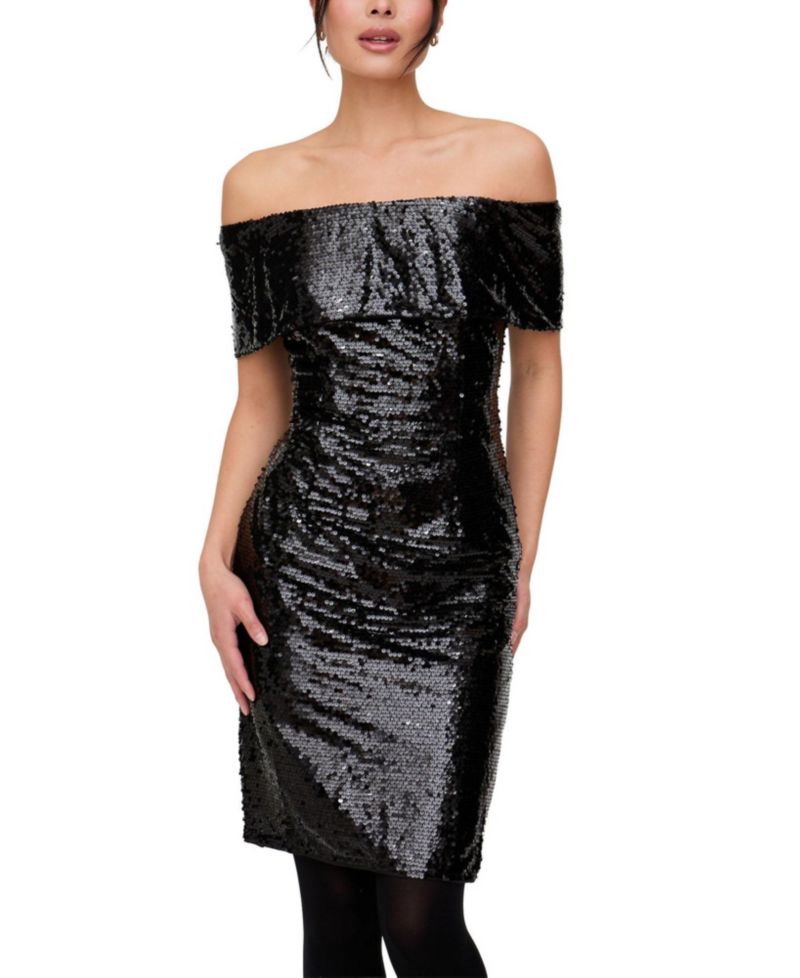 Women's Jaya Off The Shoulder Sequins Midi Dress