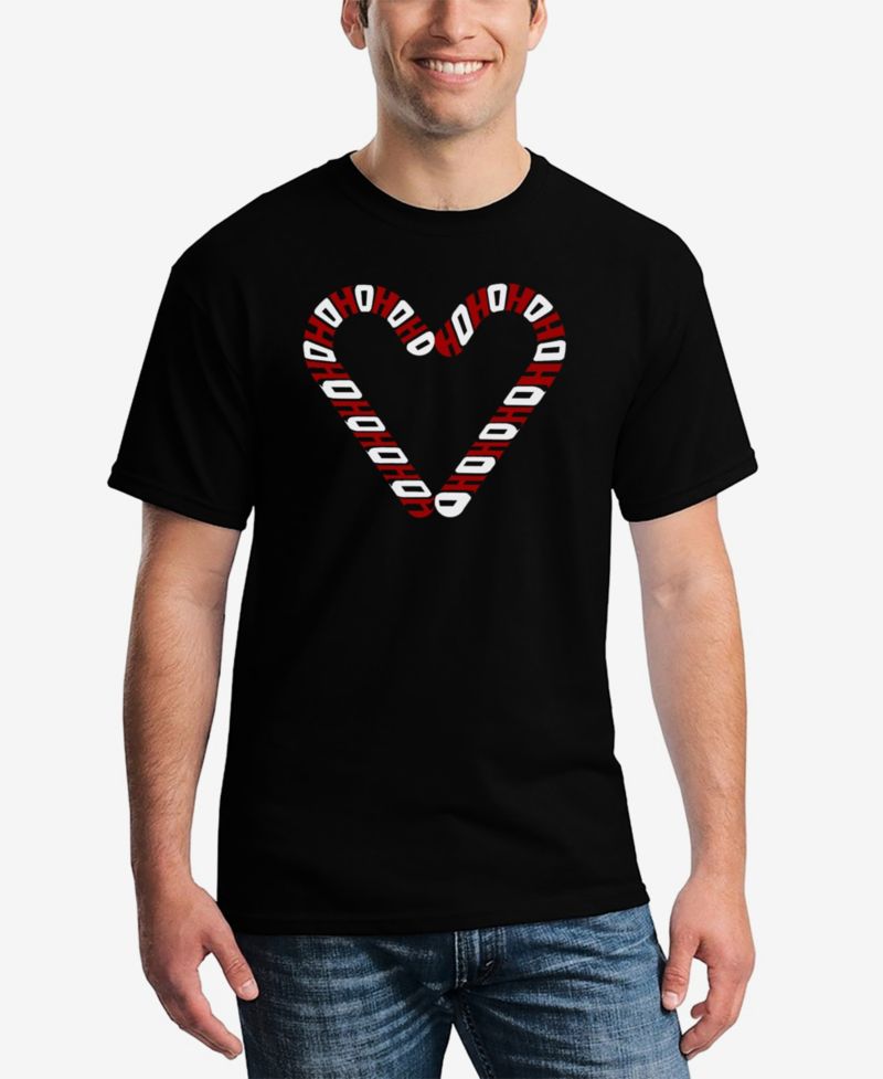 Men's Candy Canes Word Art T-Shirt