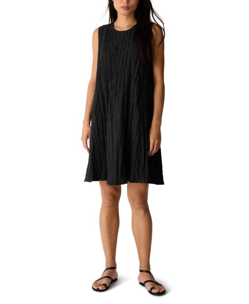 Women's & Plus Size Round Neck A-line Dress