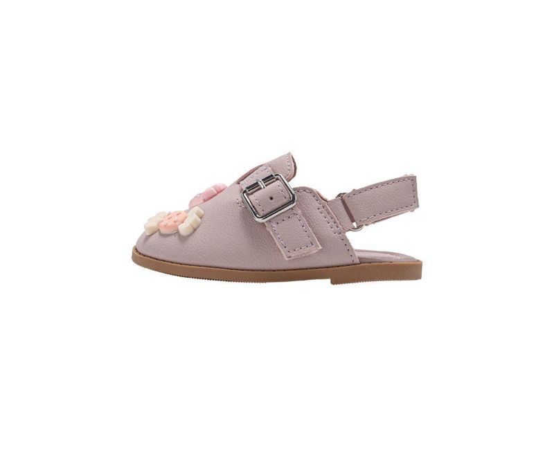 Little Girls Girl's Fashion Mule Sandals - Dressy Shoes with Playful Charm Details