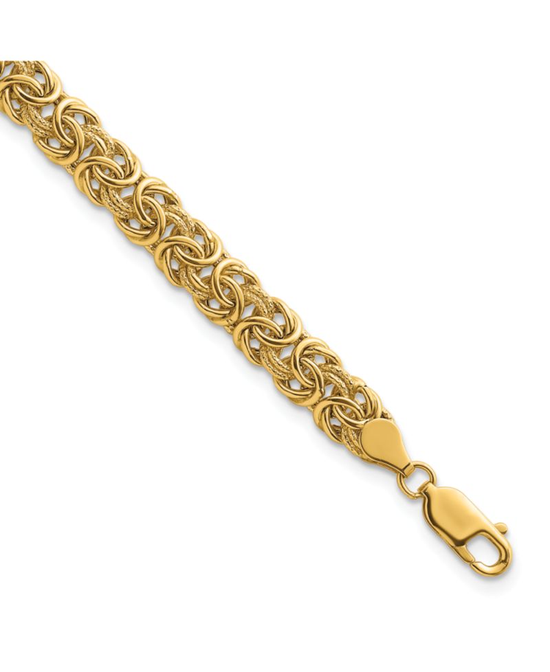 Byzantine Chain Bracelet in 18k Yellow Gold
