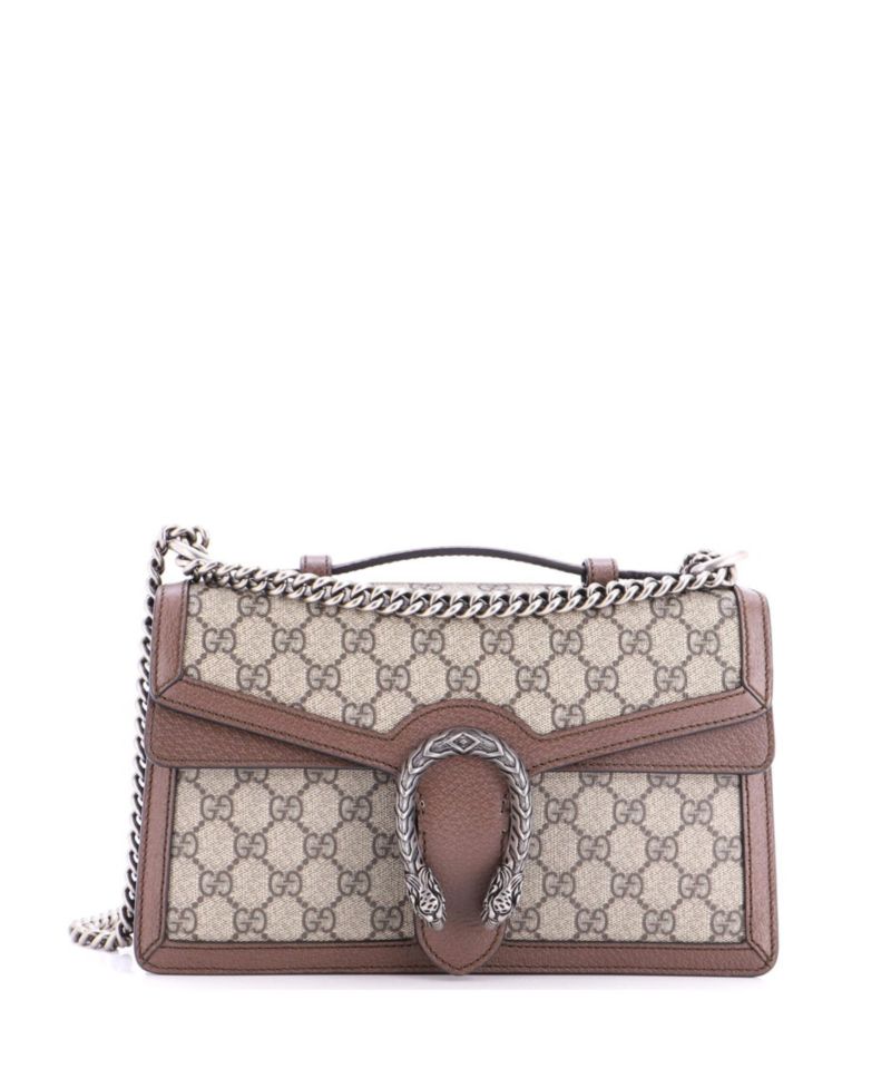 Small Dionysus Top Handle Chain Bag GG Coated Canvas