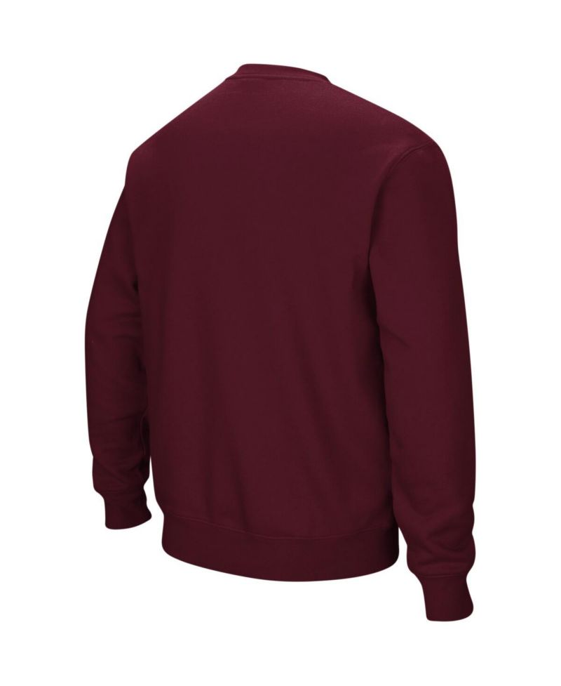 Men's Montana Grizzlies Arch and Logo Crew Neck Sweatshirt