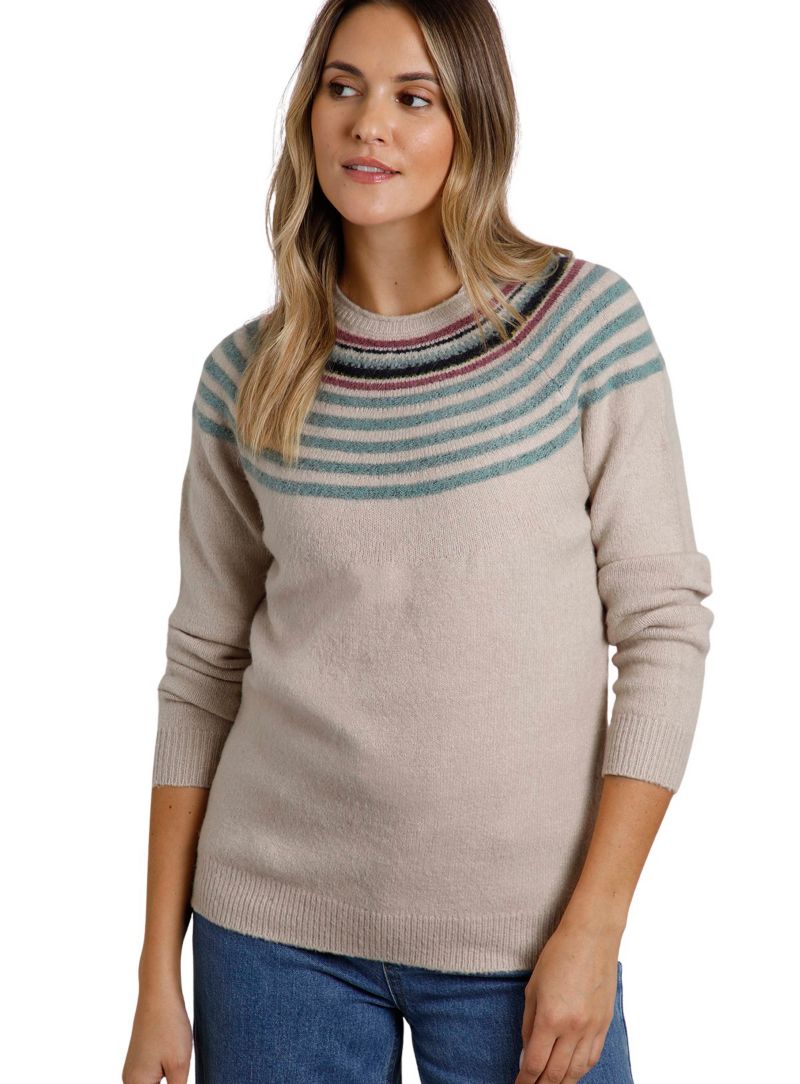 Women's Sinatra Patterned Knit Sweater