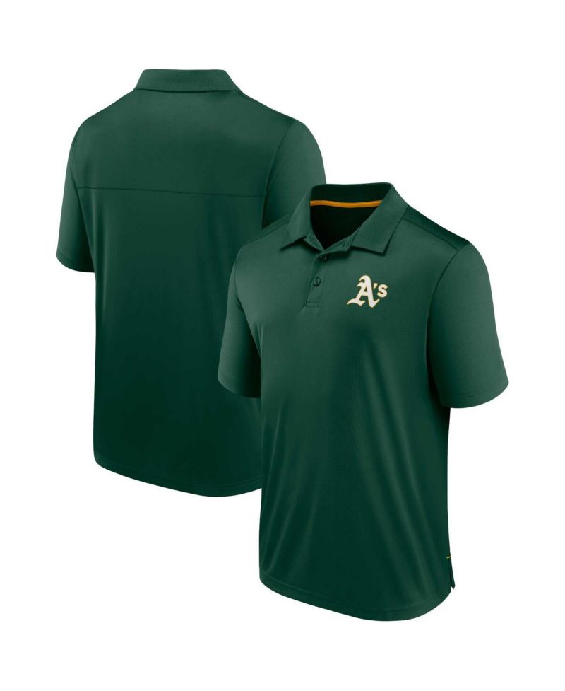 Men's Green Oakland Athletics Hands Down Polo Shirt