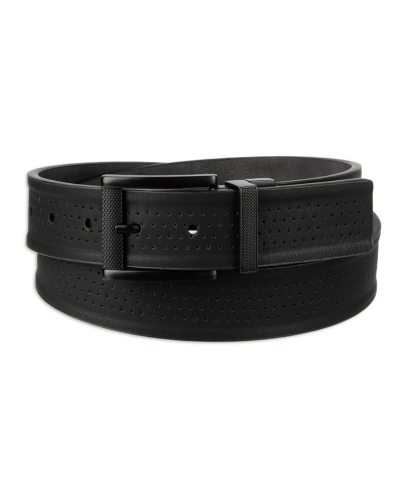 Men's Reversible Perforated Harne Belt