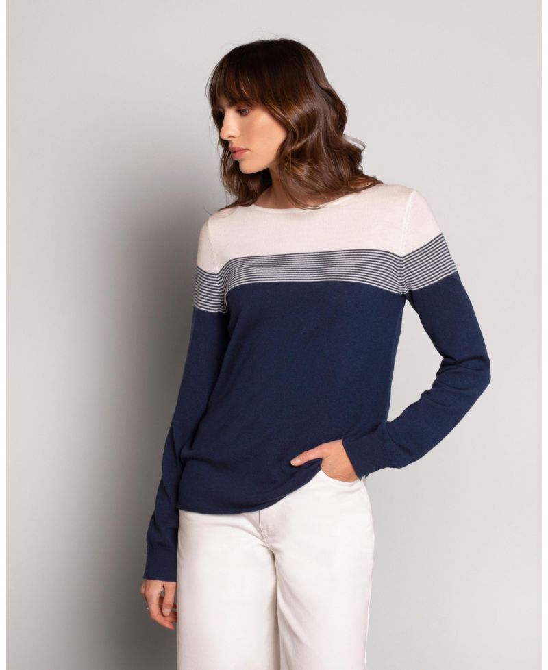 Women's Celtic and Co. Merino Fine Knit Boat Neck Sweater
