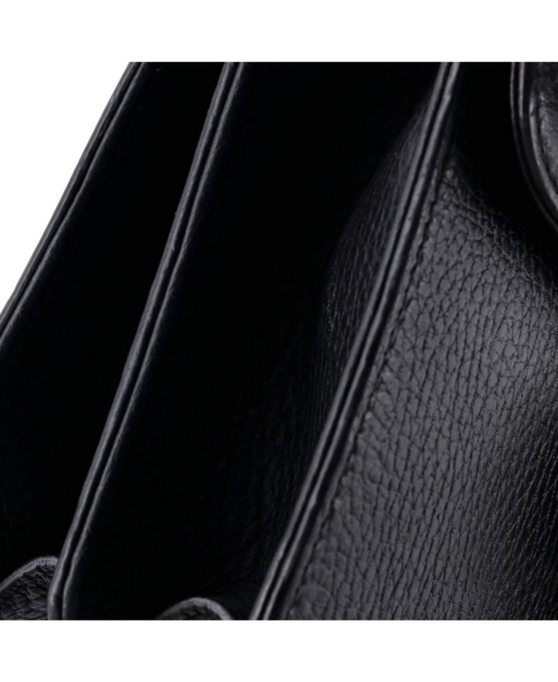 Small Interlocking Shoulder Bag Leather