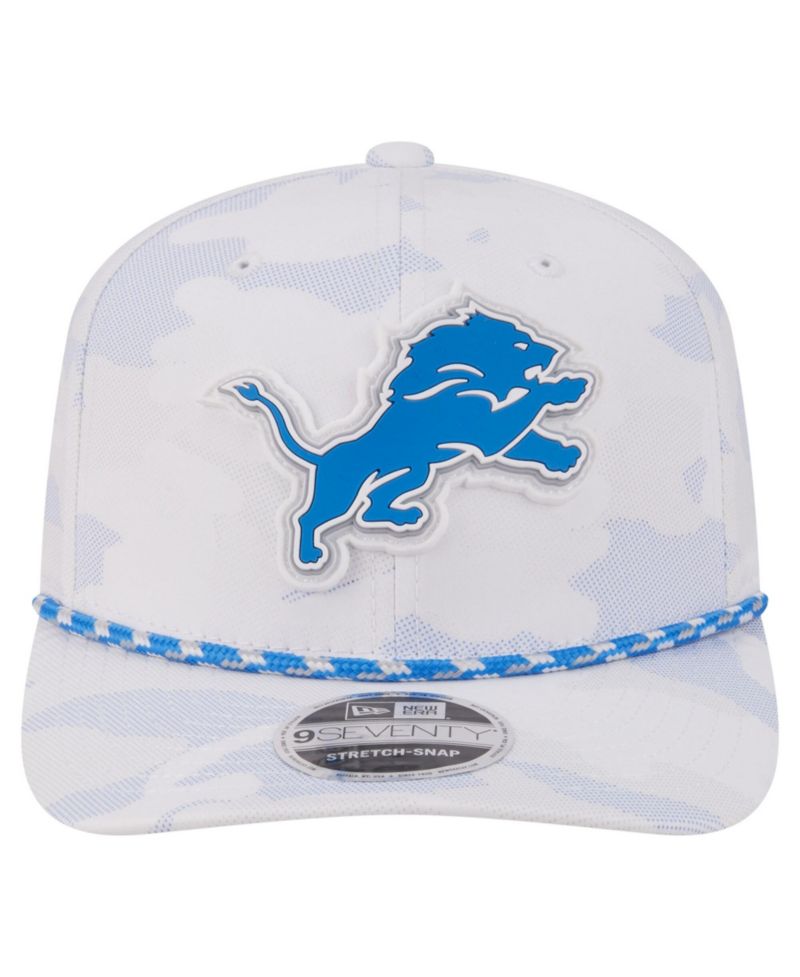 Men's White Detroit Lions Camo Rope 9SEVENTY Adjustable Hat