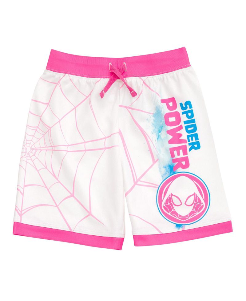 Girls Spider-Man Spider-Gwen Ghost Spider Tank Top and Bike Shorts to