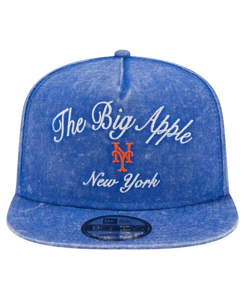 Men's Royal New York Mets City Slogan A-Frame 9FIFTY Snapback Hat