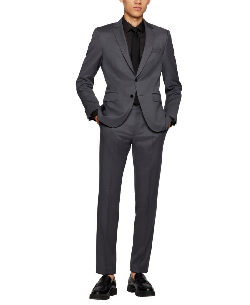 Men's Single-Breasted Suit Jacket