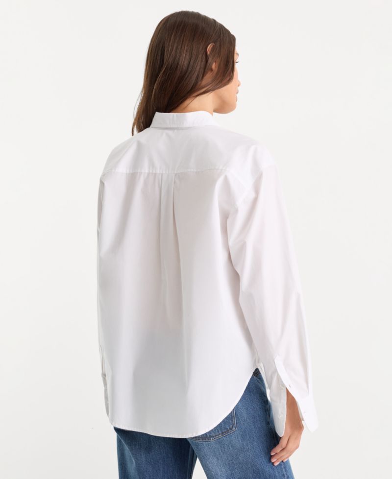 Women's Poplin Oversized Classic Shirt