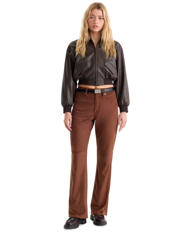 Women's Suede Good Classic Bootcut Pants