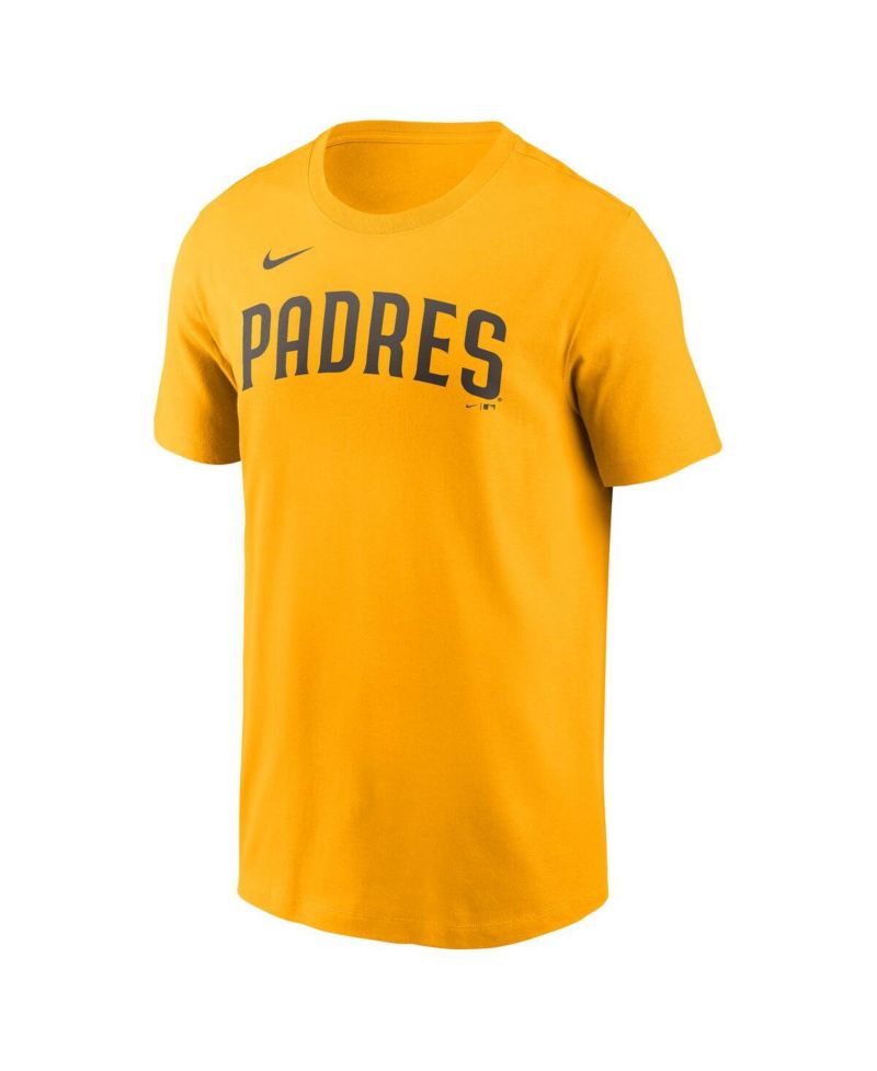 Men's Jackson Merrill Gold San Diego Padres Name & Number T-Shirt
