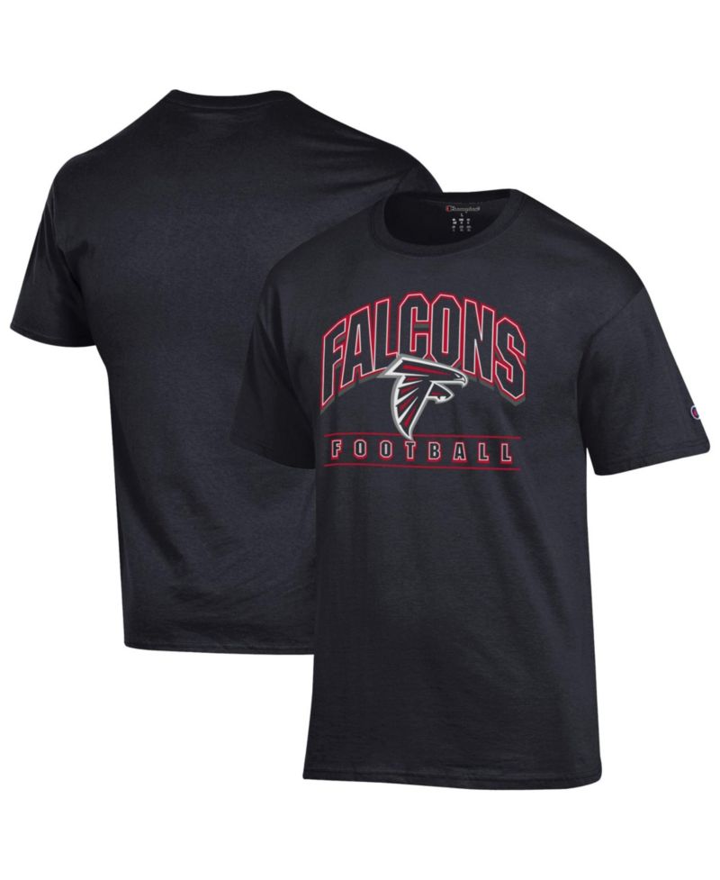 Men's Atlanta Falcons Screen Print Dropped Shoulder T-Shirt