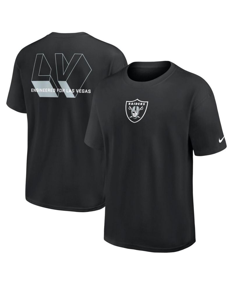 Men's Black Las Vegas Raiders Dominate the Game Essential Max90 T-Shirt