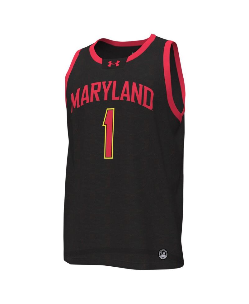 Men's #1Maryland Terrapins Replica Basketball Jersey
