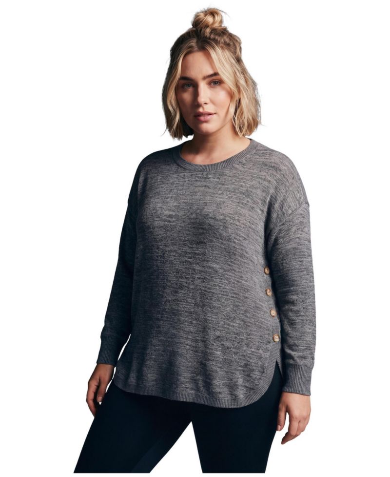 Women's Bec Button Detail Hacci Top