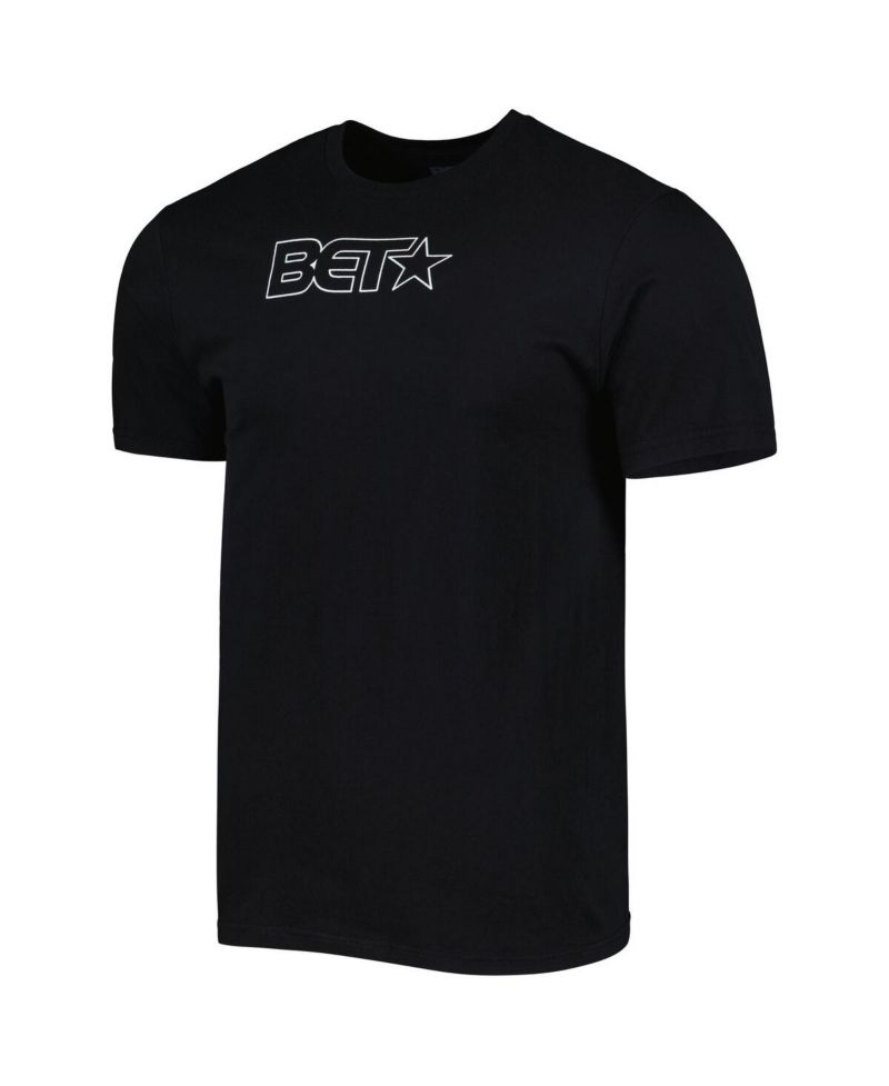 Men's and Women's Black BET Graphic T-Shirt
