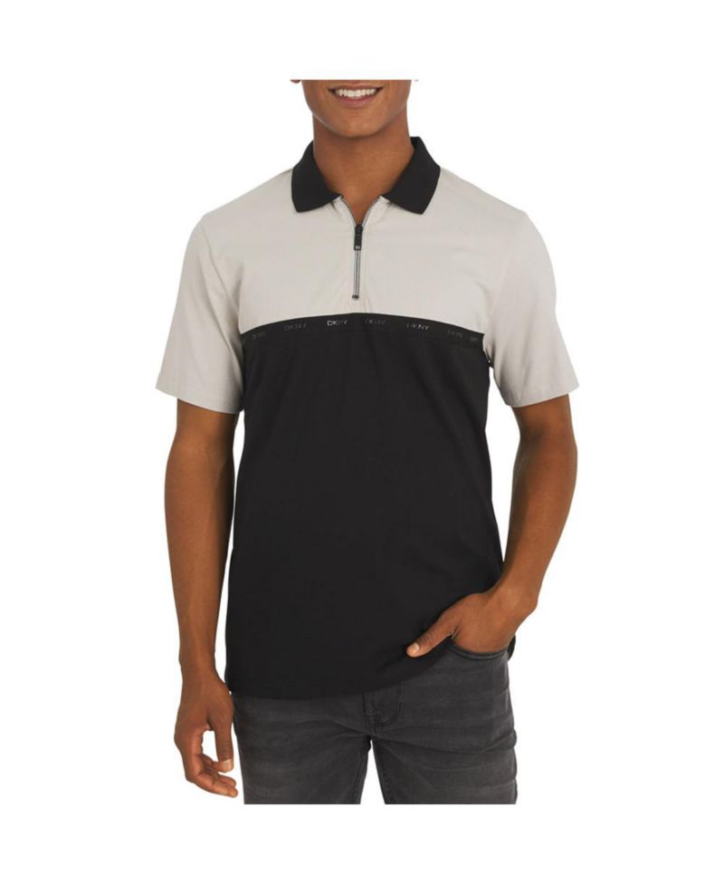Men's Highwalk Cotton Zip Front Polo