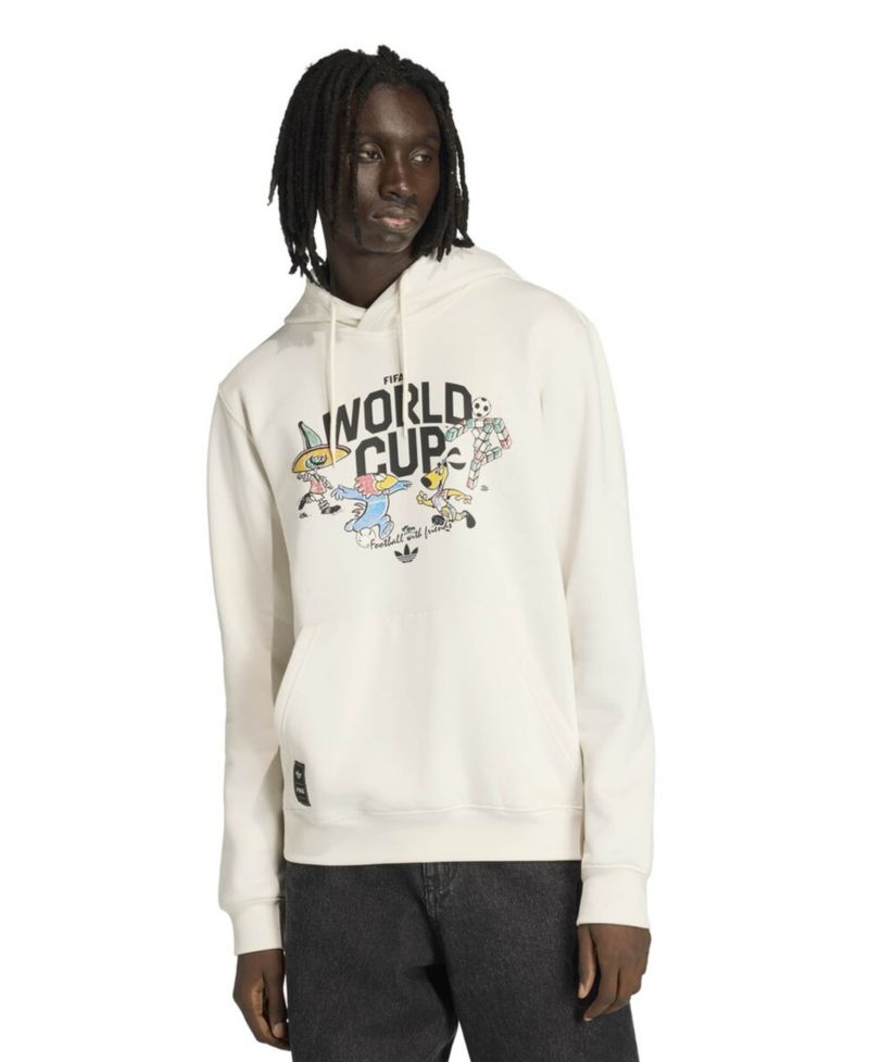 Men's White FIFA World Cup Historic Mascot Hoodie