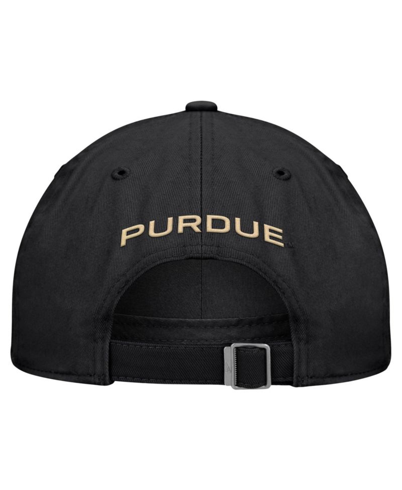 Men's Black Purdue Boilermakers 2026 Sideline Club Adjustable Hat