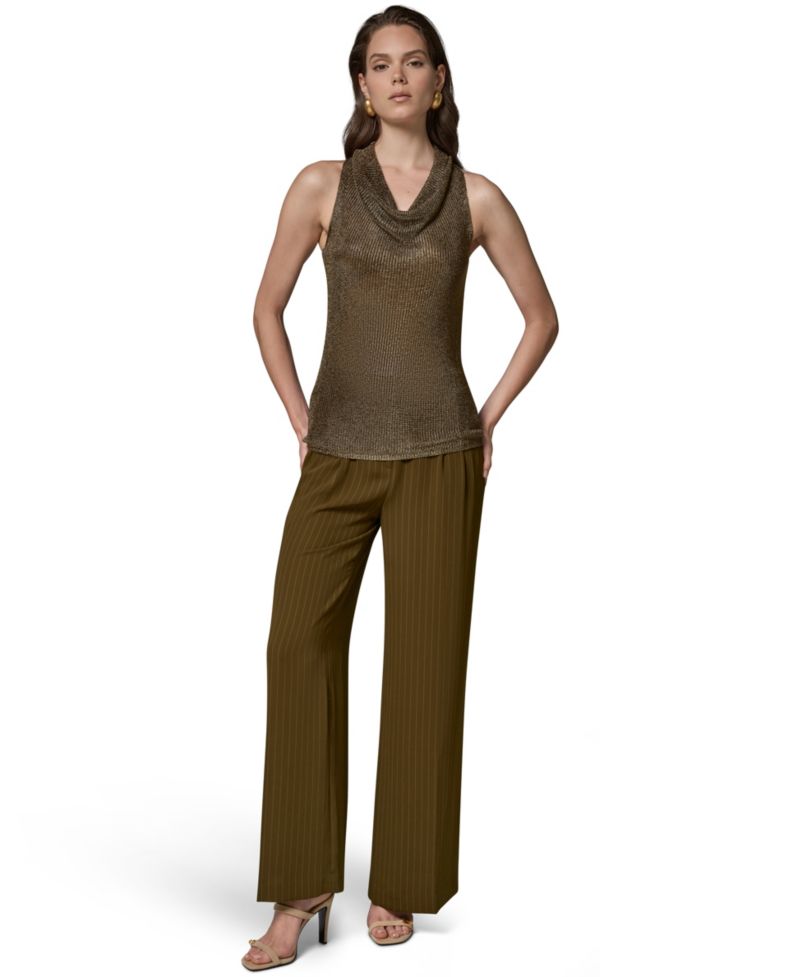 Women's Cowl Neck Sleeveless Sweater