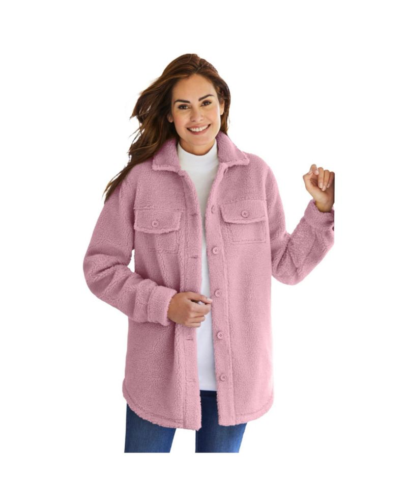Women's Within Berber Button-Front Jacket