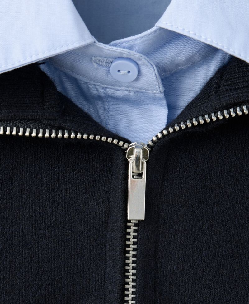Women's Layered Collared Sweater