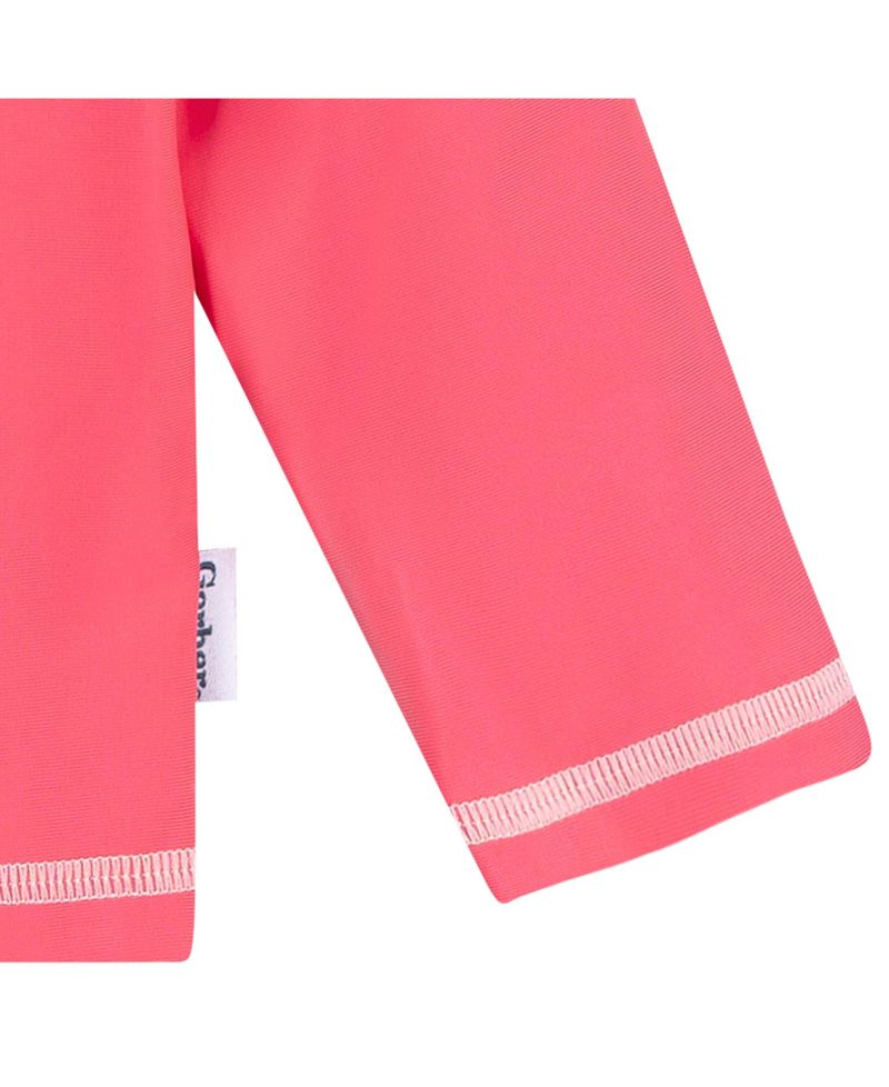 Baby Rashguard Top, Pink, 0-3 Months