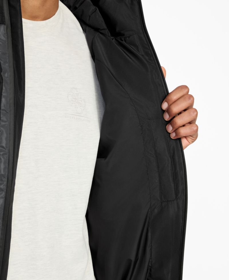 Men's Hooded Ripstop Puffer Jacket