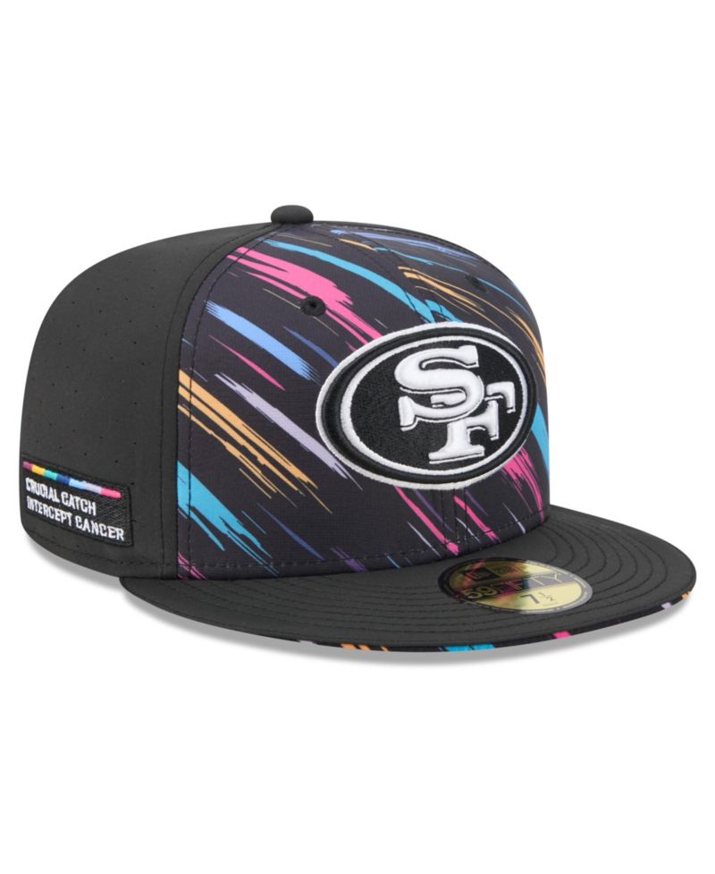 Men's Black San Francisco 49ers 2026 NFL Cruical Catch 59FIFTY Fitted Hat