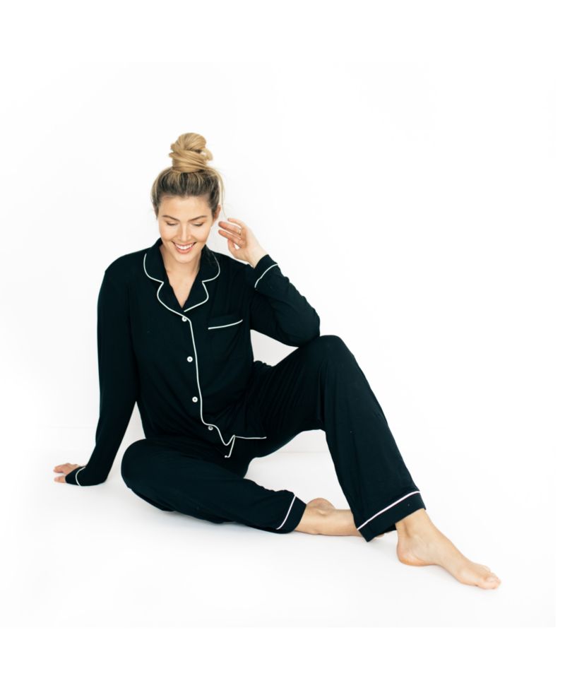 Maternity Clea Classic Long Sleeve Nursing Pajama