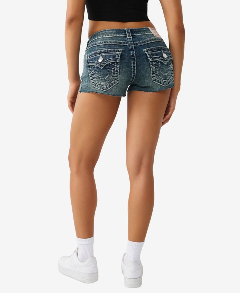 Women's Joey Low-Rise Big T Flap Shorts