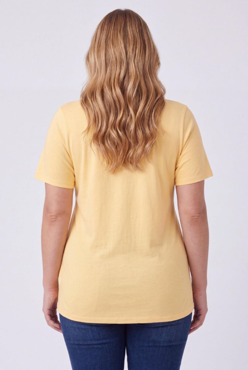 Plus Size Within Perfect Short-Sleeve V-Neck Tunic