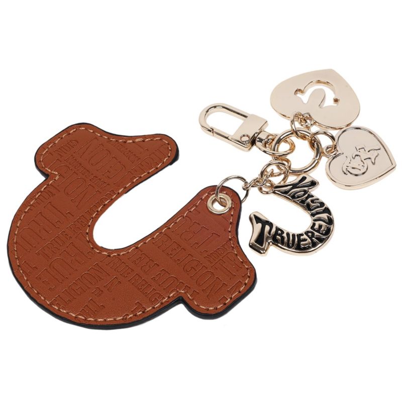 Embossed Horseshoe Bag Charm