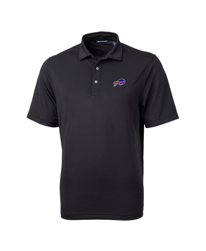 Men's Black Buffalo Bills Virtue Eco Pique Polo Shirt