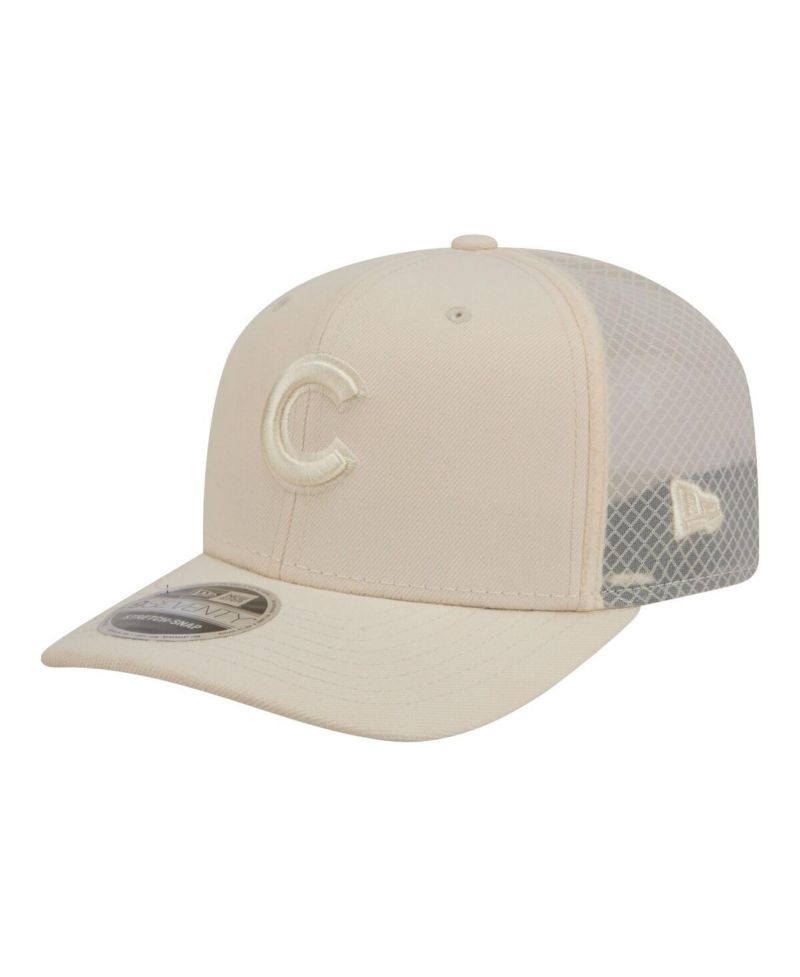 Men's Light Beige Chicago Cubs Color Pack 9SEVENTY Trucker Adjustable Hat
