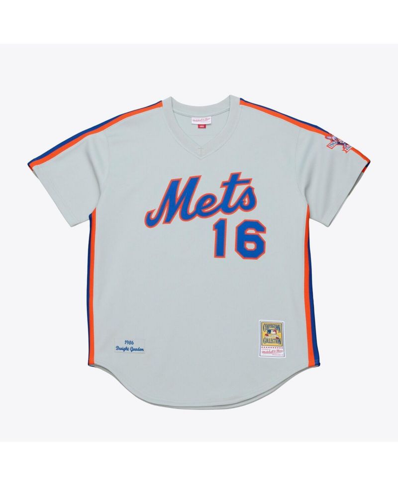 Men's Dwight Gooden White New York Mets 1986 Authentic Jersey